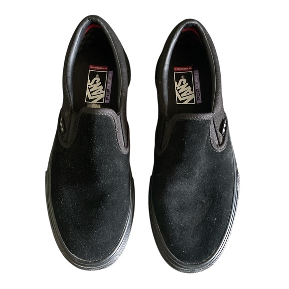 Vans Men's Popcush Black Slip-On sneakers - Picture 1 of 4